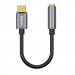 Перехідник Baseus L54 Type-C to 3.5mm (CATL54) (Сірий)