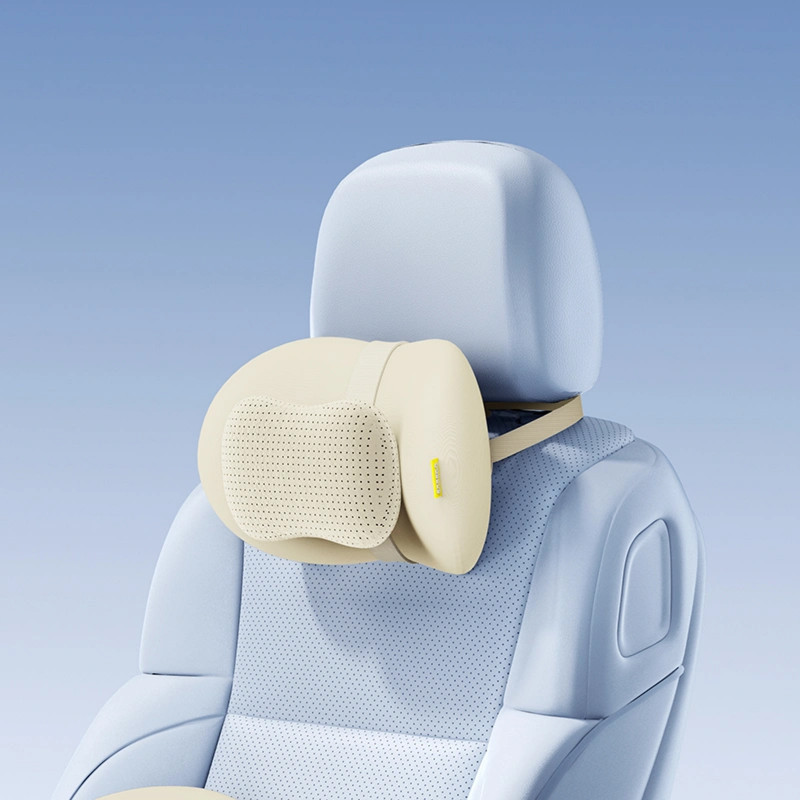 Подушка Baseus PrimeTrip VH2 Dual-Layer Headrest на подголовник (C01200) (Starlight Off-White) в магазині vchehle.ua