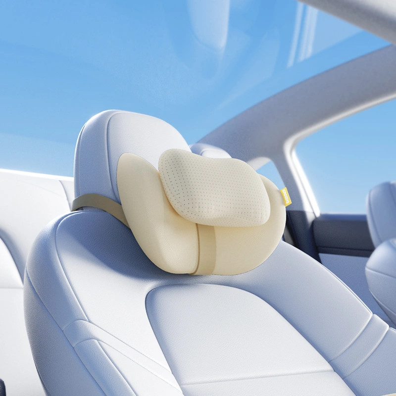 Купити Подушка Baseus PrimeTrip VH2 Dual-Layer Headrest на подголовник (C01200) (Starlight Off-White) на vchehle.ua