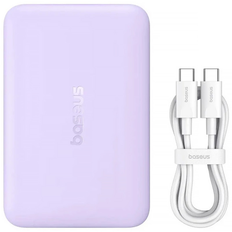 Фото Power Bank Baseus 10000mAh EnerFill FM11 Ultra-Mini 22.5W с БЗУ (PPFM11-1022) (Nebula Purple) на vchehle.ua