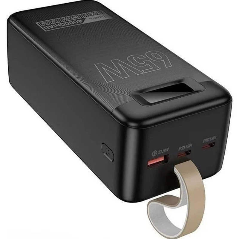 Фото Power Bank Hoco 40000 mAh DB82 Aquila PD65W (Black) на vchehle.ua