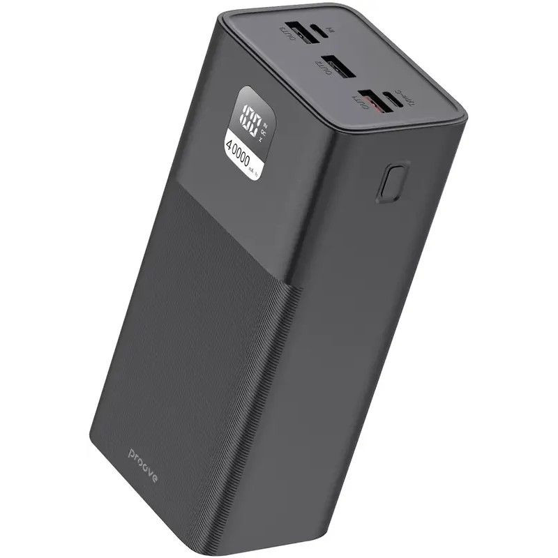 Фото Power Bank Proove 40000 mAh Giant 100W (Black) на vchehle.ua