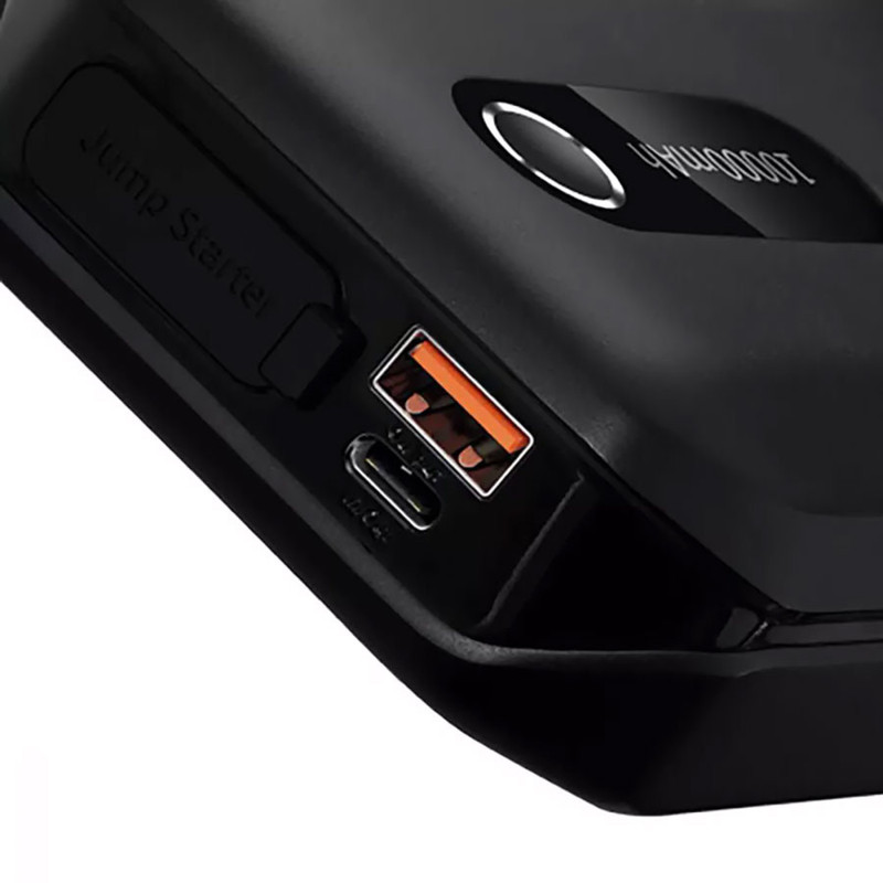 Купить Пусковое устройство (бустер) для автомобиля Baseus Super Energy Air Car 10000 mAh (CGNL0201) (Black) на vchehle.ua