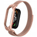 Ремешок Milanese Loop Design для Xiaomi Mi Band 5/6 (Rose Pink) в магазине vchehle.ua