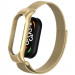 Ремешок Milanese Loop Design для Xiaomi Mi Band 5/6 (Vintage gold) в магазине vchehle.ua