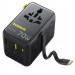 Фото Мережевий універсальний перехідник Baseus CG11 70W with retractable cable (2USB-A/3C/1Socket) (E0307E) (Cosmic Black) на vchehle.ua