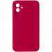 Чехол Silk Square Full Camera Protective (AA) NO LOGO для Apple iPhone 11 (6.1") (Красный / Rose Red)