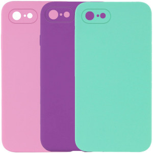 Чехол Silk Square Full Camera Protective (AA) NO LOGO для iPhone SE (2020)