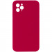 Silicone Case Square Full Camera Protective (AA) NOLOGO на Apple iPhone 11 Pro Max (6.5") (Червоний / Rose Red)