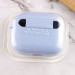 Силиконовый футляр с микрофиброй для наушников Airpods 4 / 5 (Голубой / Lilac Blue) в магазине vchehle.ua