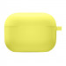 Силиконовый футляр с микрофиброй для наушников Airpods 4 / 5 (Желтый / Bright Yellow)