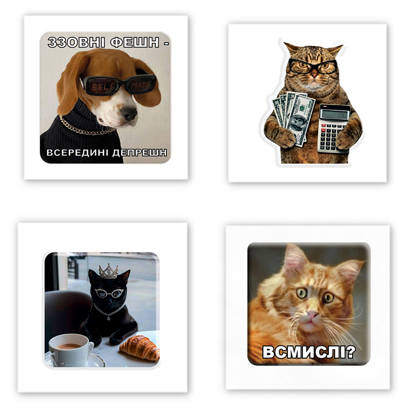 Стикер 3D Animal Collection
