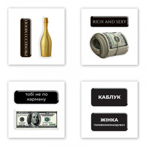 Стикер 3D Double Collection