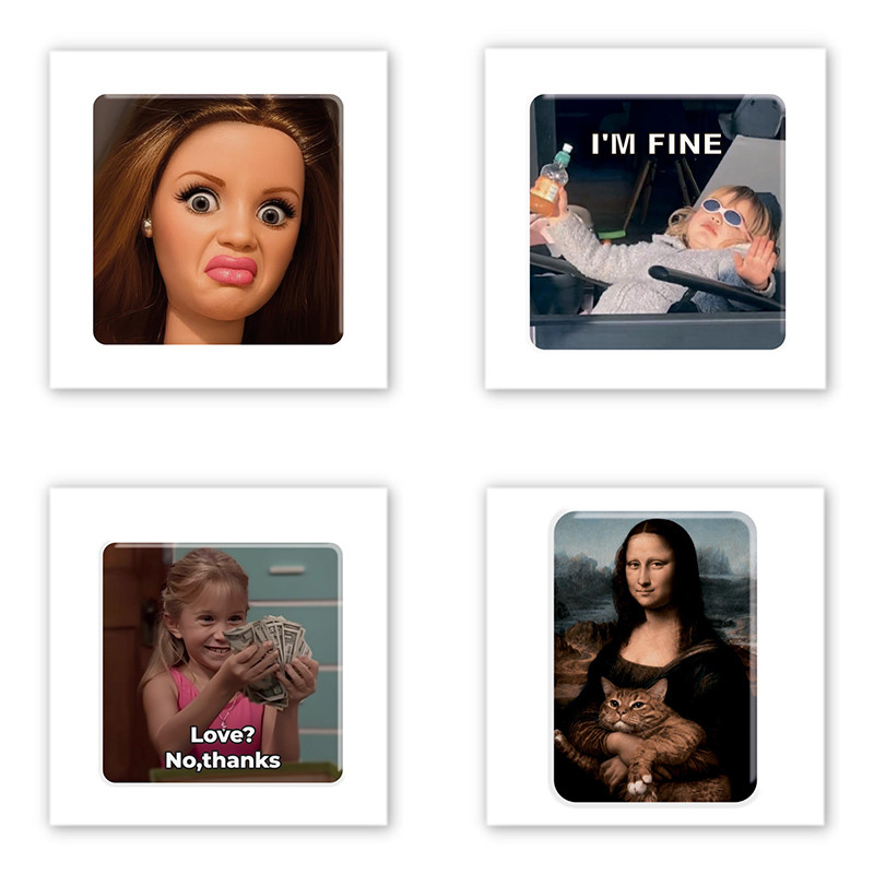 Стикер 3D Girl Collection