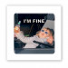 Стикер 3D Girl Collection (I'm fine)