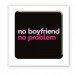 Стикер 3D Motivation black Collection (No boyfriend-no problem)