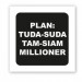 Стикер 3D Motivation black Collection (Plan: tuda-suda)