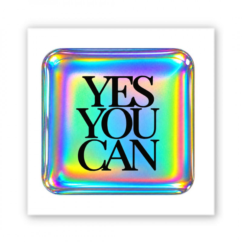 Стикер 3D Motivation color Collection (Ти все зможеш)