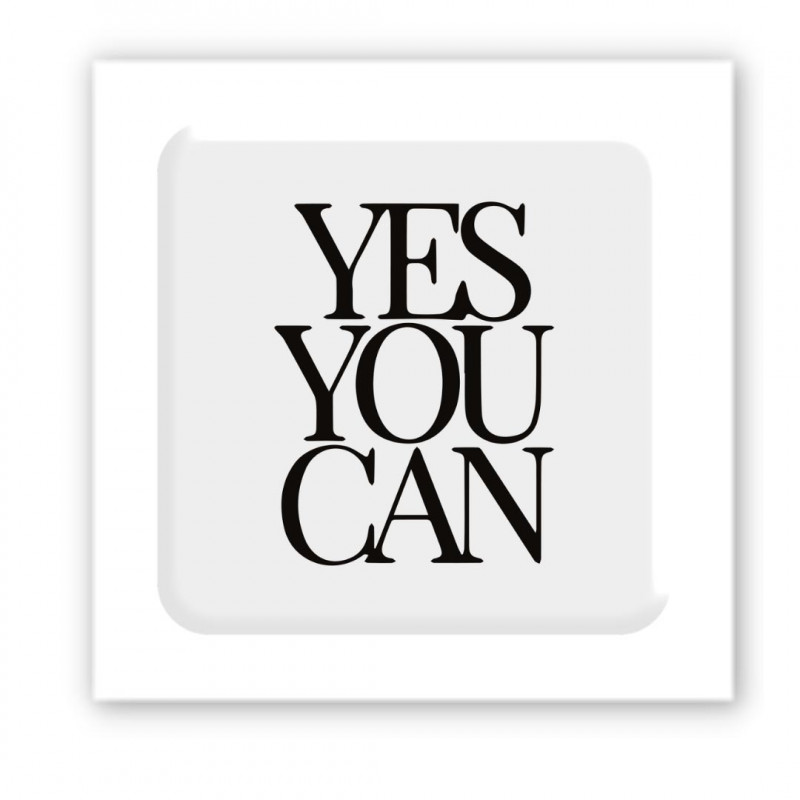 Стикер 3D Motivation color Collection (Yes you can)