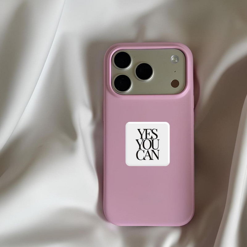Фото Стикер 3D Motivation color Collection (Yes you can) на vchehle.ua