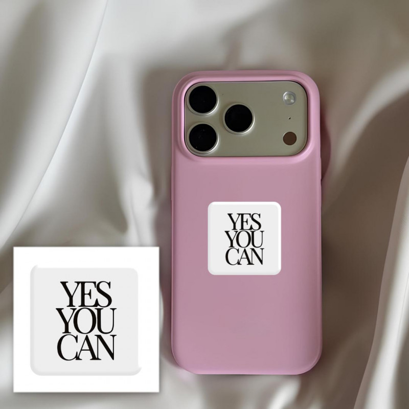 Фото Стикер 3D Motivation color Collection (Yes you can) в магазине vchehle.ua