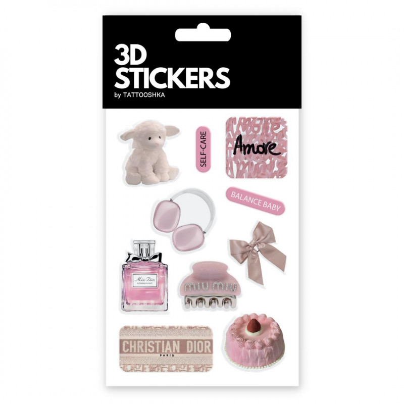 Стикер-набор 3D XXL (Amore (8 pcs))