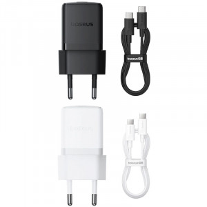 МЗП Baseus Palm Fast Charger 30W (1USB-C) + кабель Type-C to Type-C (P10111605113-01)