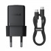 СЗУ Baseus Palm Fast Charger PD30W (1USB-C) + кабель Type-C to Type-C (P10111605113-01) (Cluster Black)
