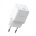 СЗУ Baseus Palm Fast Charger PD30W (1USB-C) + кабель Type-C to Type-C (P10111605113-01) (Moon White) в магазине vchehle.ua