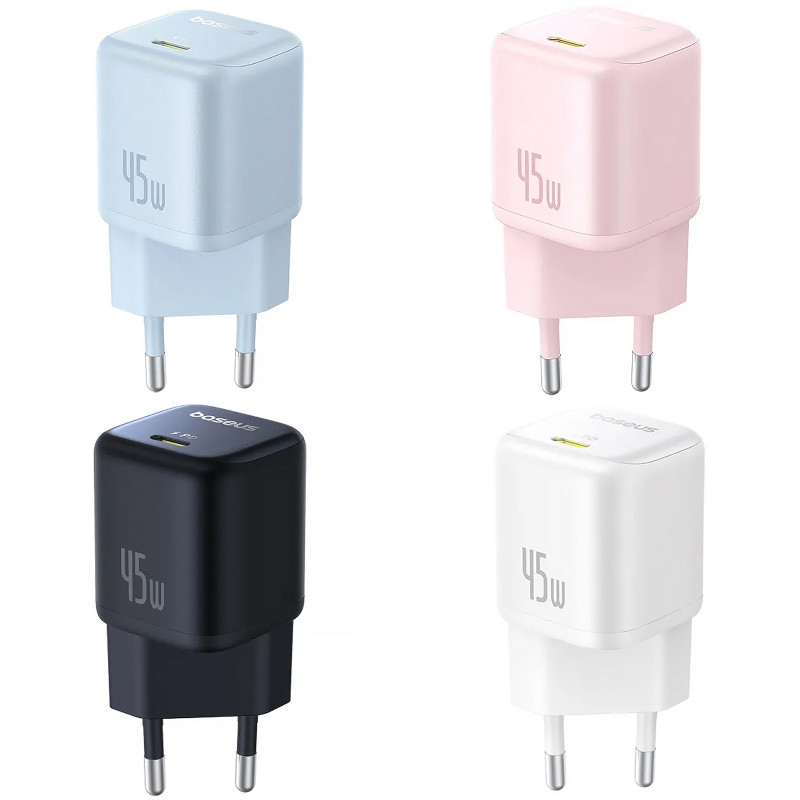 СЗУ Baseus PicoGo GaN Fast Charger 45W (1USB-C) (P10176800)