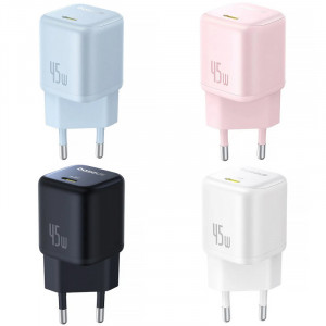 СЗУ Baseus PicoGo GaN Fast Charger PD45W (1USB-C) (P10176800)
