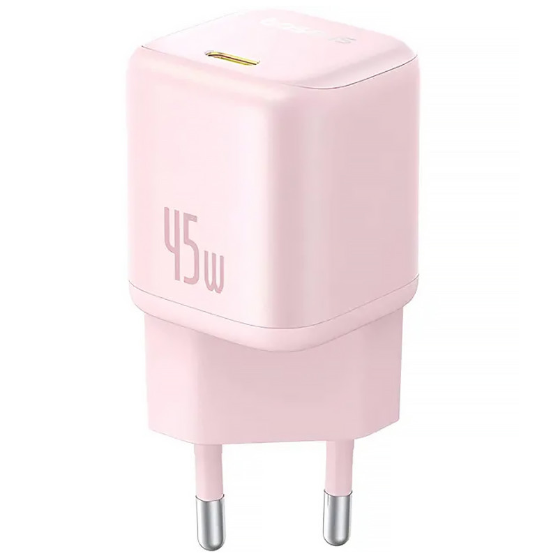 СЗУ Baseus PicoGo GaN Fast Charger 45W (1USB-C) (P10176800) (Baby Pink)