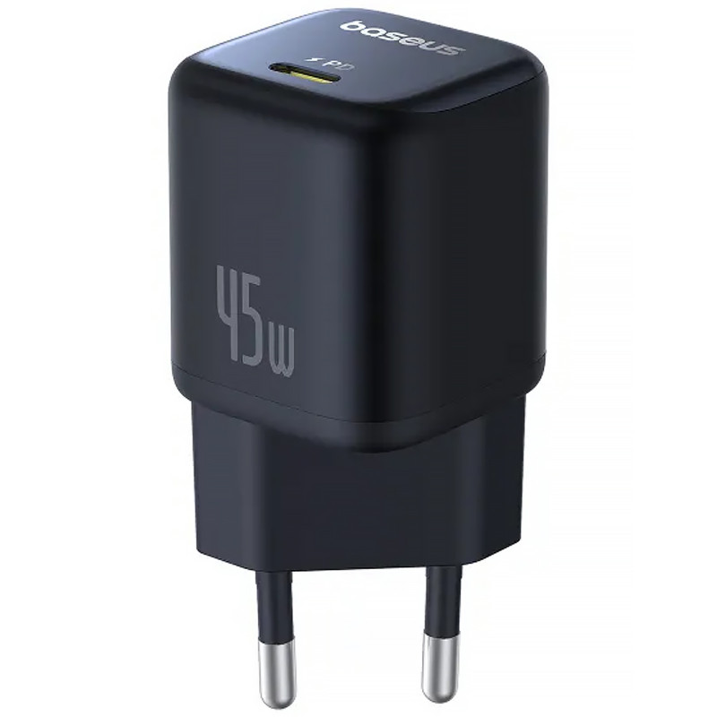 СЗУ Baseus PicoGo GaN Fast Charger 45W (1USB-C) (P10176800) (Cosmic Black)