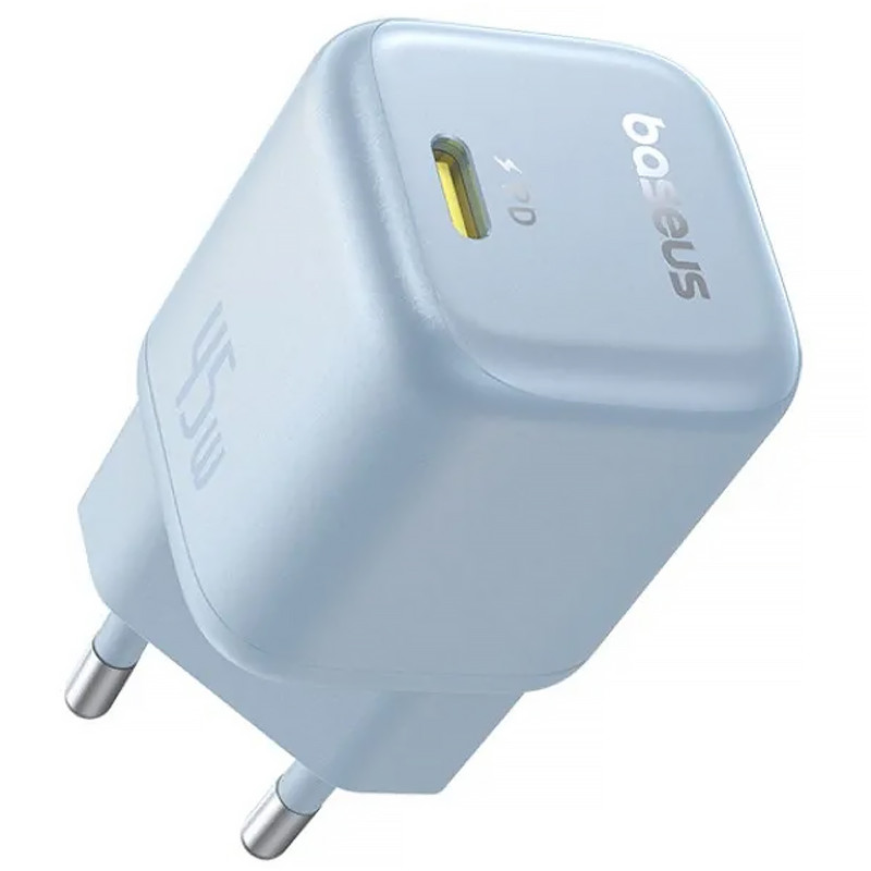 Фото СЗУ Baseus PicoGo GaN Fast Charger 45W (1USB-C) (P10176800) (Galaxy Blue) в магазине vchehle.ua