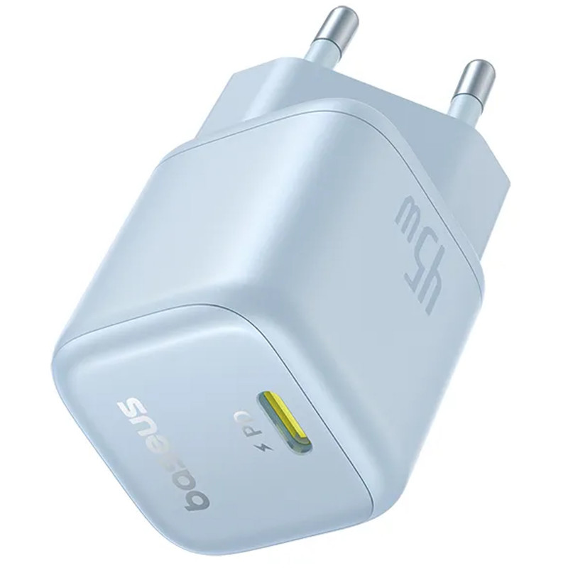 СЗУ Baseus PicoGo GaN Fast Charger 45W (1USB-C) (P10176800) (Galaxy Blue) в магазине vchehle.ua