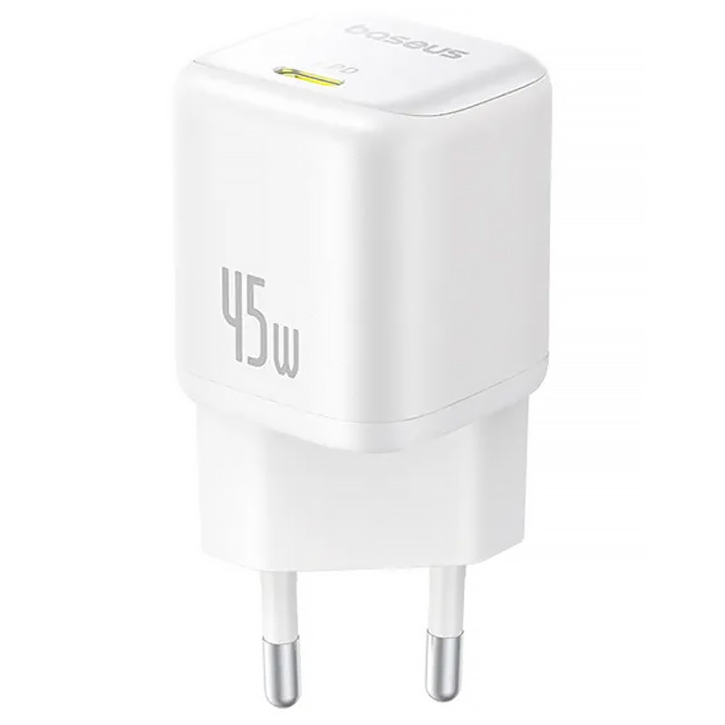 СЗУ Baseus PicoGo GaN Fast Charger 45W (1USB-C) (P10176800) (Moon White)