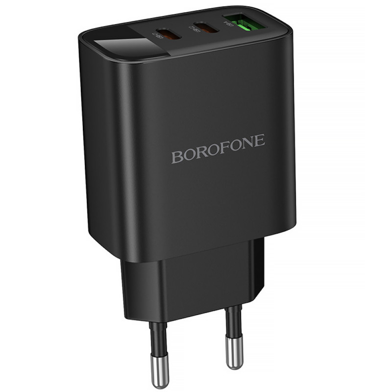 Заказать СЗУ Borofone BA98A Ilustre with digital display PD30W (1USB-A/2C) (Black) на vchehle.ua