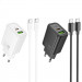 СЗУ Hoco N63 Gentle PD30W+QC3.0 (1USB-A/1C) + кабель Type-C to Type-C
