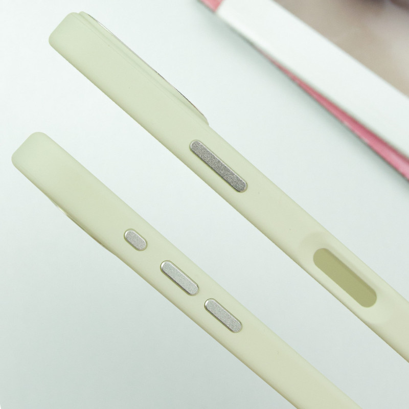 TPU чехол Bonbon Metal Style with Magnetic Fit для Apple iPhone 16 (6.1") (Белый / White) в магазине vchehle.ua