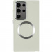 Фото TPU чехол Bonbon Metal Style with Magnetic Fit для Samsung Galaxy S24 Ultra (Белый / White) на vchehle.ua