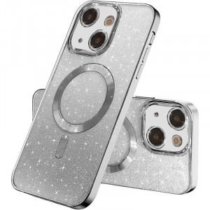 TPU чехол Delight case with Magnetic Safe с защитными линзами на камеру для Apple iPhone 13 mini (5.4")