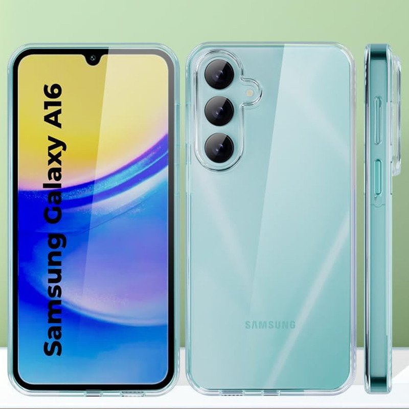 Фото TPU чохол Epic Transparent 1,0mm на Samsung Galaxy A16 4G/5G (Безбарвний (прозорий)) на vchehle.ua