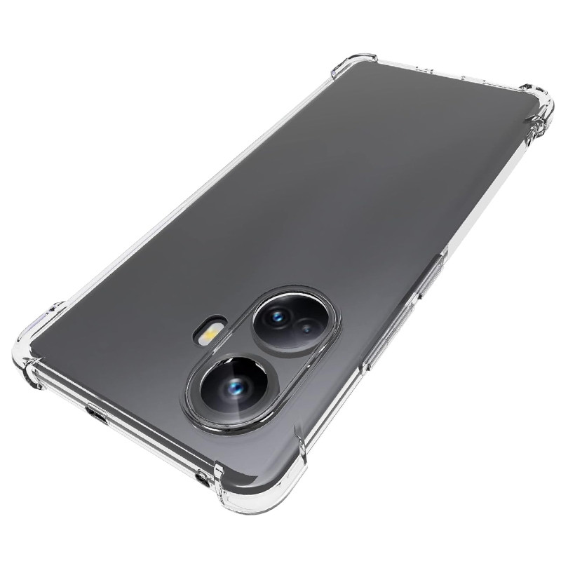 Фото TPU чехол GETMAN Ease logo усиленные углы Full Camera для Realme 10 Pro+ (Бесцветный (прозрачный)) в магазине vchehle.ua