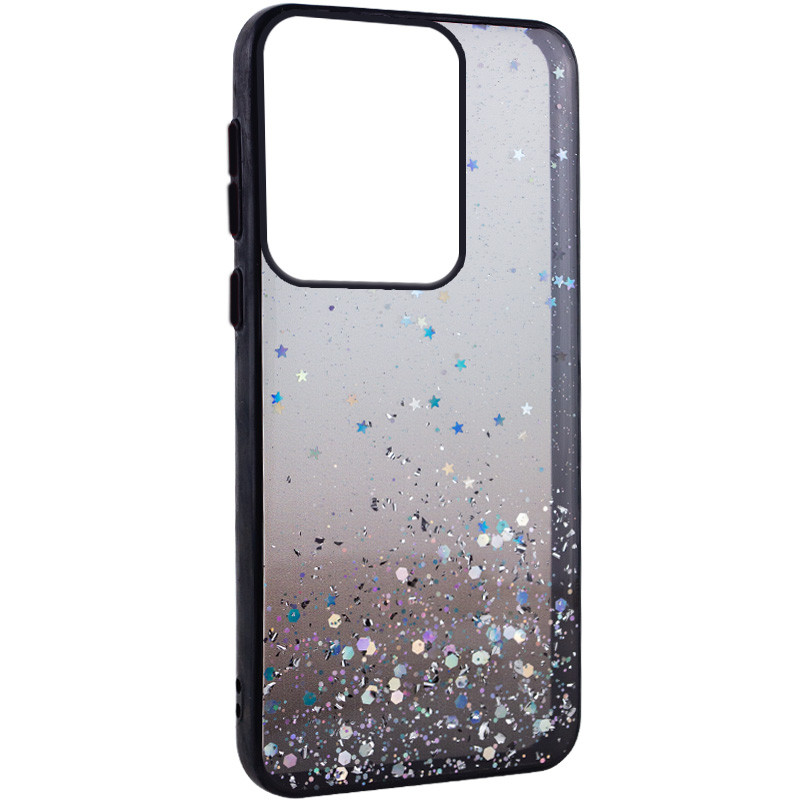 TPU чохол Spangle star на Xiaomi Redmi Note 13 4G (Чорний)