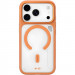 Фото TPU+PC чехол Blueo Frosted Heat Dissip. with Magnetic Fit для Apple iPhone 17 Pro Max /18 Pro Max (6.9") (Оранжевый / Orange) на vchehle.ua