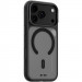TPU+PC чехол Blueo Frosted Heat Dissip. with Magnetic Fit для Apple iPhone 17 Pro Max /18 Pro Max (6.9") (Черный / Black)