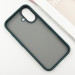 TPU+PC чохол Metal Buttons на Apple iPhone 16 (6.1") (Зелений / Dark Green) в магазині vchehle.ua