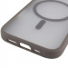 Купити TPU+PC чохол Metal Buttons with Magnetic Fit на Apple iPhone 17 (6.3") (Сірий / Grey) на vchehle.ua
