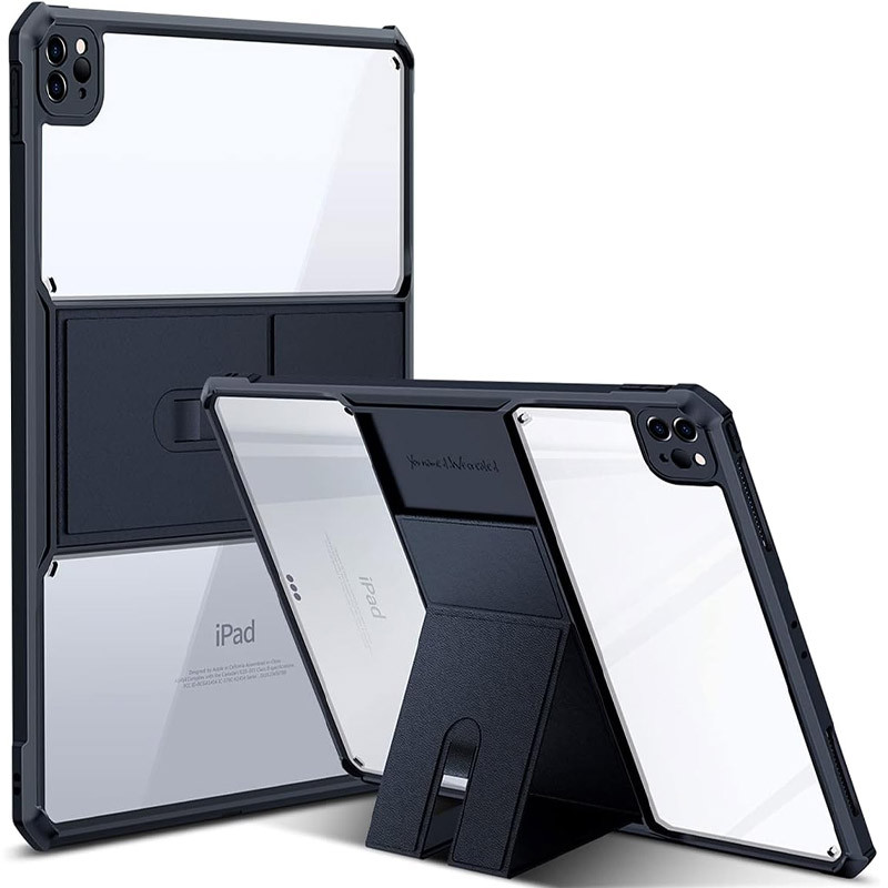 Фото TPU+PC чехол Xundd Stand c усиленными углами для Apple iPad Pro 11" (2024-25) (Черный) на vchehle.ua