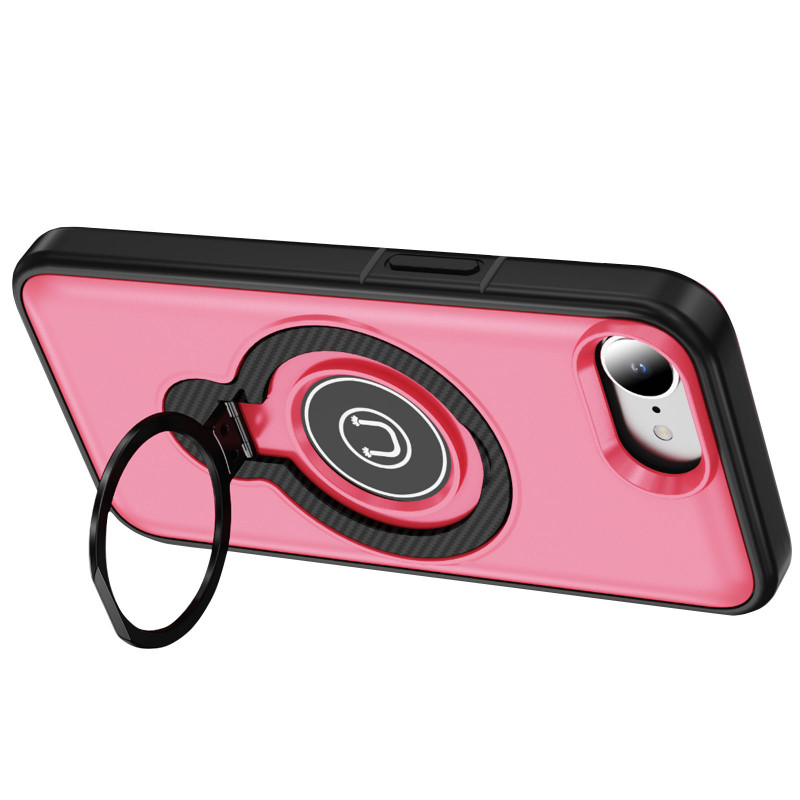 Фото TPU+Textured PC Magnet на Apple iPhone 16e / 17e (6.1") (Pink) на vchehle.ua